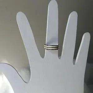 NIB Size 6.5 Perfectly Dainty Aesthetic Stainless Steel Ring