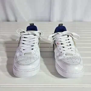 Nike Air Force 1 React White Light Photo Blue Size 6 Sneakers DH7615-101