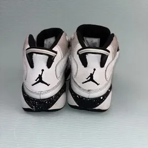 Nike Air Jordan 6 Rings Sneakers Size 12C Youth 323432-111 Reverse Oreo