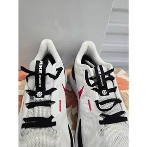 Nike Air Zoom Structure 25 White Red Running Shoes DJ7883-106 Men's Size 14