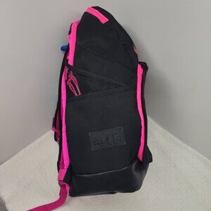 Nike Black Backpack With Pink And Purple Accents