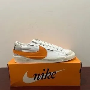 Nike Blazer Low 77 Jumbo DN2158 100 White & Orange