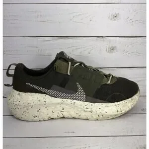 Nike Crater Impact Sequoia Casual Comfort Shoes Mens Size 8 Green Athletic Low