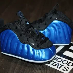 Nike Lil Posite One Foamposites Royal Blue 2024 Infant Size 1c Crib Booties