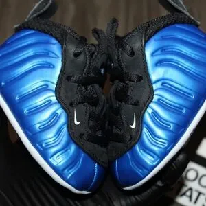 Nike Lil Posite One Foamposites Royal Blue 2024 Infant Size 1c Crib Booties