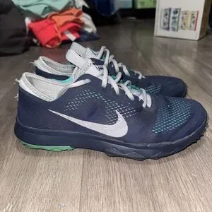 Nike Mens FI Bermuda 776121-402 Blue Golf Shoes Sneakers Size 10