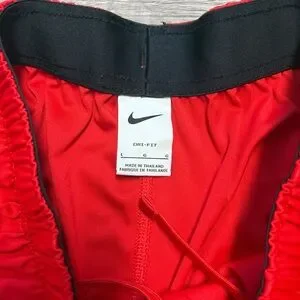 Nike Red Athletic Shorts Lightweight Performance
