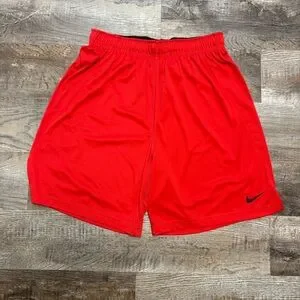 Nike Red Athletic Shorts Lightweight Performance