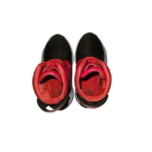 Nike Unisex Kids Jordan Drip CT5798-006 Black Red Bred Ankle Rain Boots Size 12
