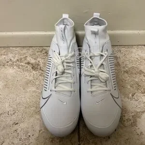 Nike Vapor Edge Pro 360 2 DA5456-102 White Metallic Silver Football Mens US 15