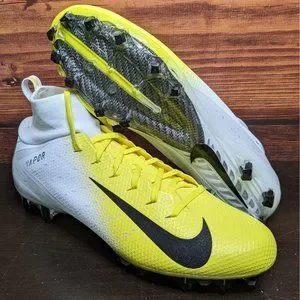 Nike Vapor Untouchable Pro 3 Men's 13 Dynamic Yellow White Black Football Cleats