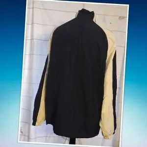 Nike Windbreaker Men’s Size L Blue/White Full Zip Nike Logo With A Polyester cot