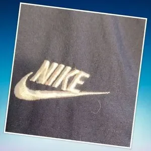 Nike Windbreaker Men’s Size L Blue/White Full Zip Nike Logo With A Polyester cot