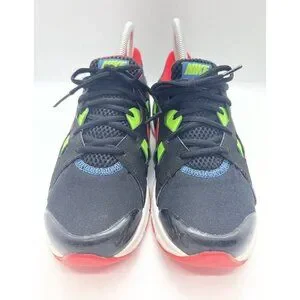 Nike Womens Sz 6.5 Training Shoes Black Green Red 599553-003 TR Running Athletic
