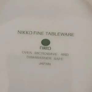 Nikko Fine Tableware English Garden Floral Design Salad Plate Japan 8”