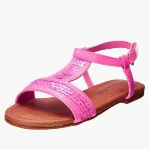 Nina Pink Sequin Sandals size 1