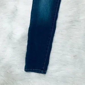 NINA ROSSI MID RISE CURVAD WAIST SUPER STRETCH JEANS.SIZE 16