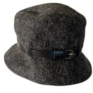 Nine West Gray Wool Blend Classic Bucket Hat NWOT