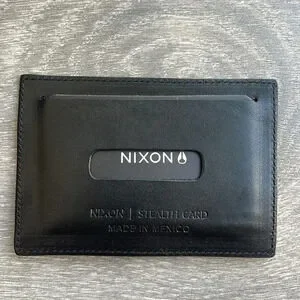 Nixon Stealth Slim Card Wallet Black
