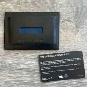 Nixon Stealth Slim Card Wallet Black