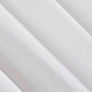 No. 918 Emily Sheer Voile Rod Pocket Curtain Panel 59" X 63" White 2 pack