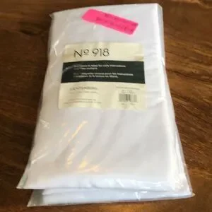 No. 918 Emily Sheer Voile Rod Pocket Curtain Panel 59" X 63" White 2 pack