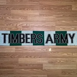No Pity Portland Timbers Army Green And White Soccer Football Hooligans Scarf