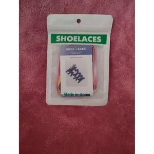 No Tie Shoelaces For Kids / Adults Elastic Flat Rainbow Shoe Laces