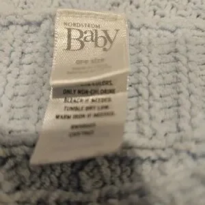 Nordstrom Baby Soft Blue Cable Knit Throw 30 In By 40 In NWOT