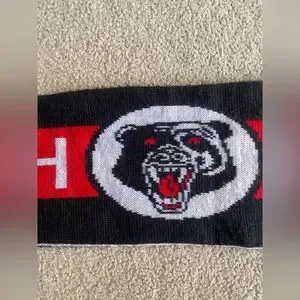 North Sydney Bears Rugby Red Black Sports Scarf Australian