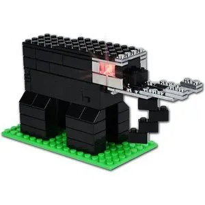 NWB E-Blox Story Blox The Cave LED Light-Up Building Blocks Toy Set 118 Pieces
