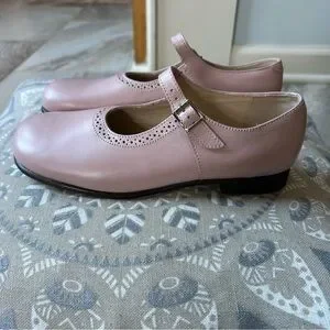 NWOB Start-Rite Clare Girls Pink Leather Classic Buckle Mary Jane Size 1