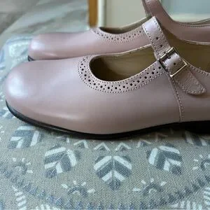 NWOB Start-Rite Clare Girls Pink Leather Classic Buckle Mary Jane Size 1