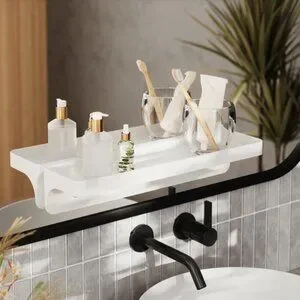 NWOB Umbra Flex Adhesive Wall Shelf