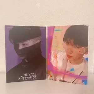 (NWOT) 2 Woozi Photocard Binders ATTACCA & Face The Sun CARAT Ver. + Freebie