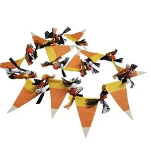NWOT Candy Corn Garland 92" Length