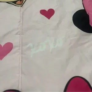 NWOT Disney Pink Comforter With Minnie Mouse Design