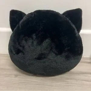 NWOT Dolls Kill Home Black Cat Plush pillow Rare