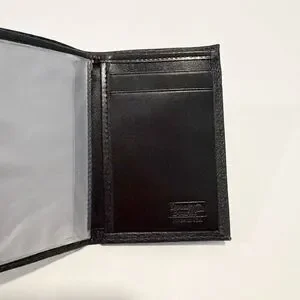 NWOT Dooney & Bourke Trifold Wallet Black Leather $117.00 Made In USA