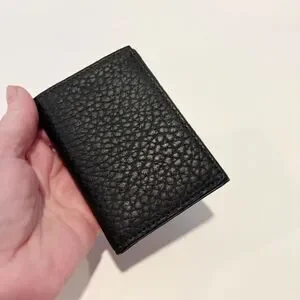 NWOT Dooney & Bourke Trifold Wallet Black Leather $117.00 Made in USA