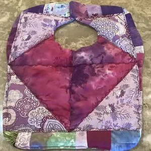 NWOT. Hand Crafted Quilted Reversible Baby Bib $12 ea. Or 3/$25