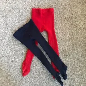 NWOT Lot of 2 Baby Gap Tights Size 4-5 Years