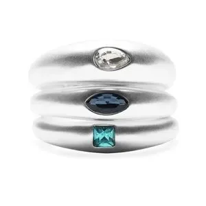 NWOT Lucky Brand Multi Color 3 Set Stone Ring