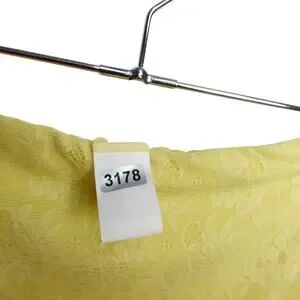 NWOT Sample Andie Women's Lace Bikini Bottom Limeade Yellow Small 3178-O