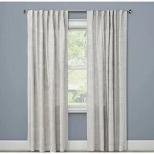 NWOT Threshold Gray Light Filtering Honeycomb Curtain Panel (1) - 54x84