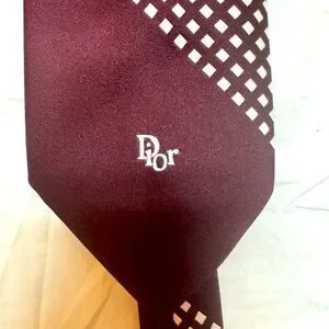 NWOT Vintage Christian Dior Cravates All Polyester Paris New York Neck Tie