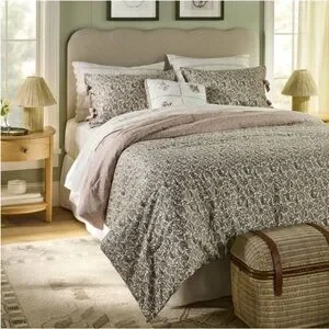 NWT 3pc Full/Queen Reversible Floral Comforter Set Pink/ Green- Studio McGee