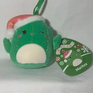 NWT 4 " Inch Squishmallows "Maritza the Cactus" Christmas Ornament 2024
