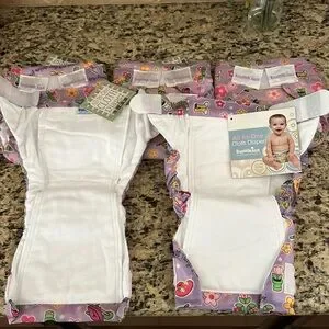 NWT 5 Bumkins AIO Cloth Diapers All-in-Ones Small