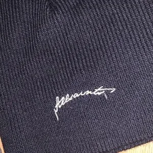 NWT AllSaints Embroidered Script Logo Beanie